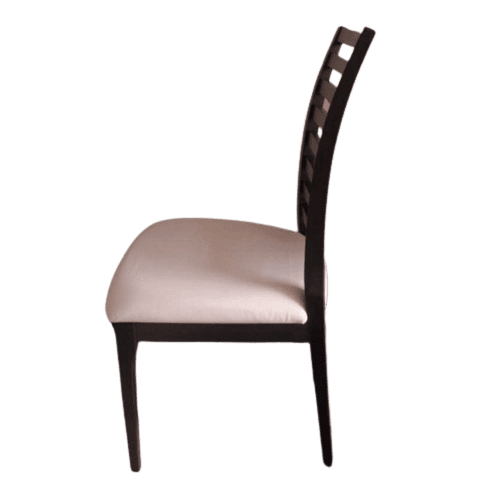 silla madera negra