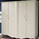 armario clásico de 4 puertas con patas isabelina marca mueblestilo