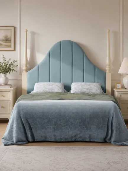 cabecero de madera clásico tapizado alcazaba mueblestilo cabecero de madera clásico tapizado alcazaba mueblestilo