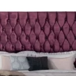 cabecero tapizado con tachuelas y capitoné ágata mueblestilo