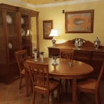 comedor clásico completo en roble modelo duarte marca mueblestilo