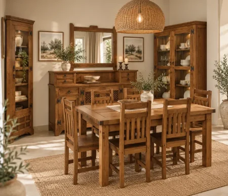 comedor de estilo rústico cerdeña mueblestilo