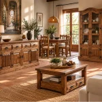 comedor de estilo rústico piura mueblestilo