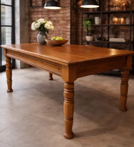 mesa de estilo rústico alba mueblestilo