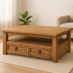 mesa rústica montaur mueblestilo