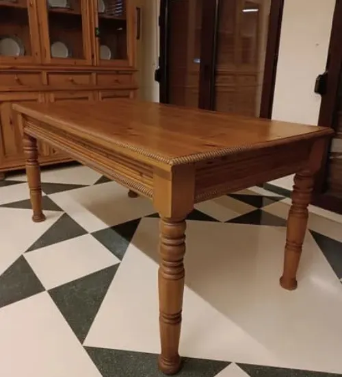 mesa rústica para comedor alba mueblestilo