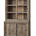 vitrina judea con puertas correderas acabado rústico