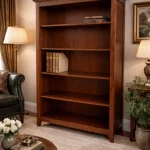 vitrina librería zafir madera de fresno mueblestilo