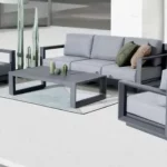 conjunto de jardín antracita mueblestilo