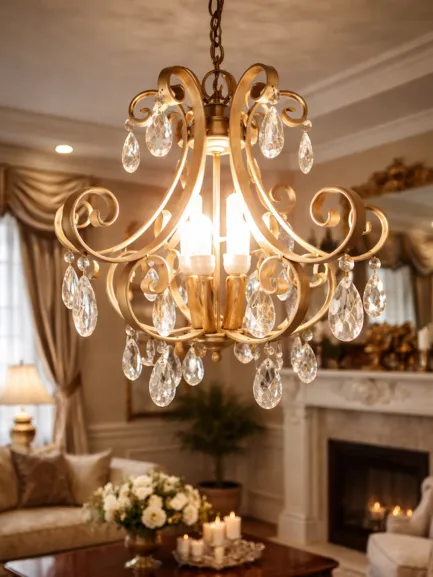 lámpara de techo clásica blanca brocne