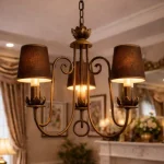 lámpara de techo clásica bronce mueblestilo