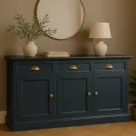 aparador clásico de 3 cajones y tres puertas modelo amberes marca mueblestilo
