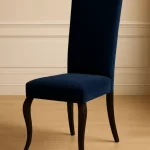 silla tapizada isabelina velvet mueblestilo