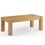 mesa de centro en chapa de roble lisboa