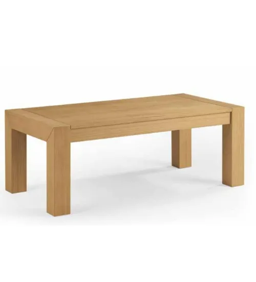 mesa de centro en chapa de roble lisboa