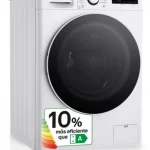 Lavadora carga frontal LG 600F4WR6009A0W, Blanco, 9kg, 1400 rpm, A