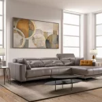 chaise longue de piel sara