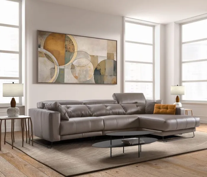 chaise longue de piel sara