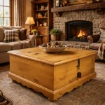 mesa de centro con arcón abatible mueblestilo