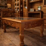 mesa tallada modelo jaén mueblestilo