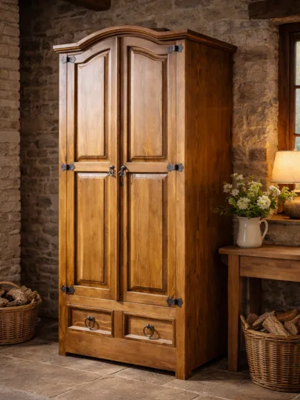 armario rústico 2 puertas y cajón central independiente mueblestilo armario rústico 2 puertas y cajón central independiente mueblestilo