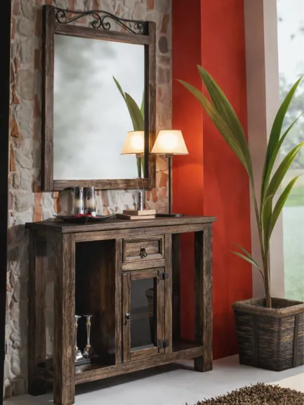 recibidor rústico alameda con espejo mueblestilo recibidor rústico alameda con espejo mueblestilo