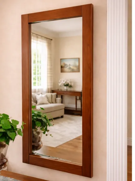 espejo rústico de líneas rectas mueblestilo espejo rústico de líneas rectas mueblestilo
